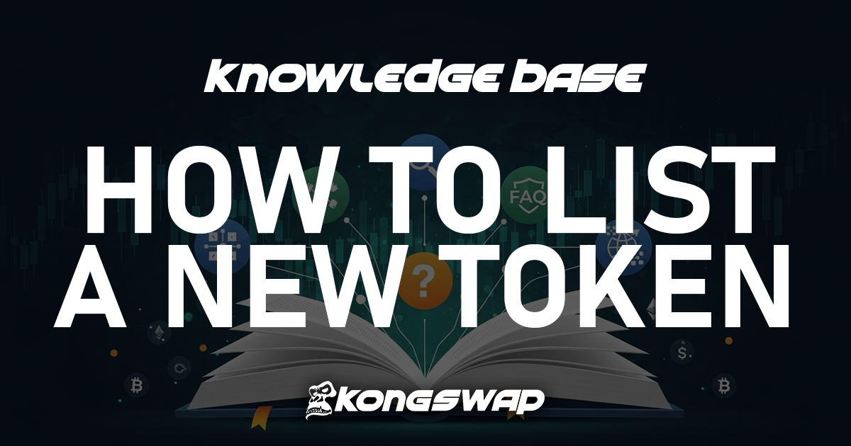 How to List a New Token on KongSwap